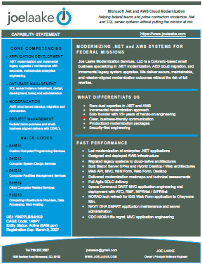 Capability Statement